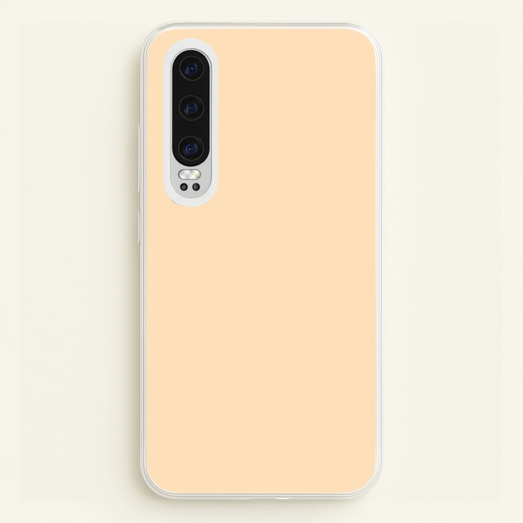 Back To Casics - Pretty Pastels - Plain Orange - Plain Phone Case for Huawei P30