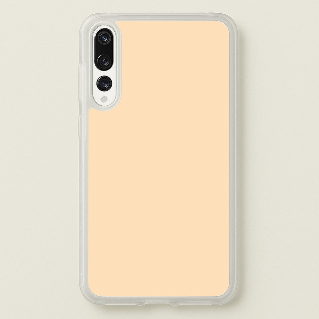 Back To Casics - Pretty Pastels - Plain Orange - Plain Phone Case for Huawei P20 Pro