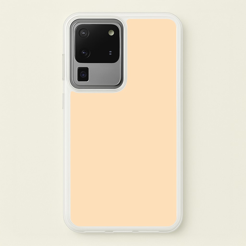 Back To Casics - Pretty Pastels - Plain Orange - Plain Phone Case for Galaxy S20 Ultra