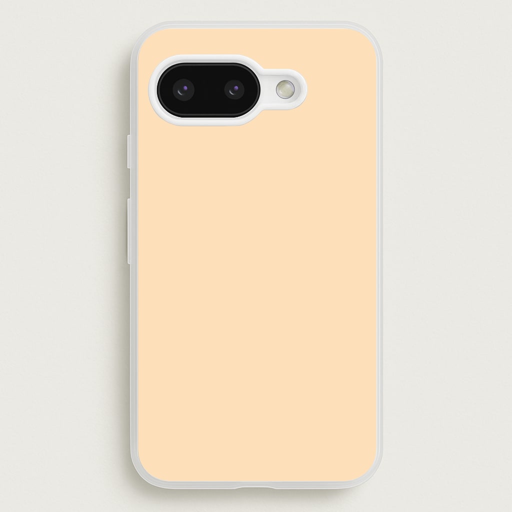 Back To Casics - Pretty Pastels - Plain Orange - Plain Phone Case for Google Pixel 9a