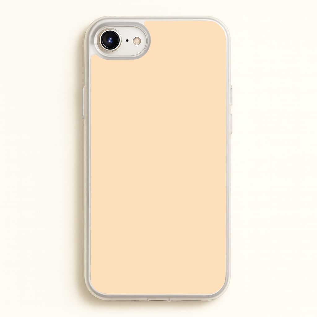 Back To Casics - Pretty Pastels - Plain Orange - Plain Phone Case for iPhone 6 / 7 / 8 / SE