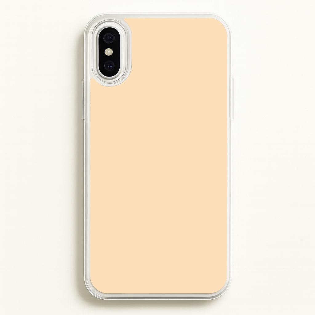Back To Casics - Pretty Pastels - Plain Orange - Plain Phone Case for iPhone XS Max