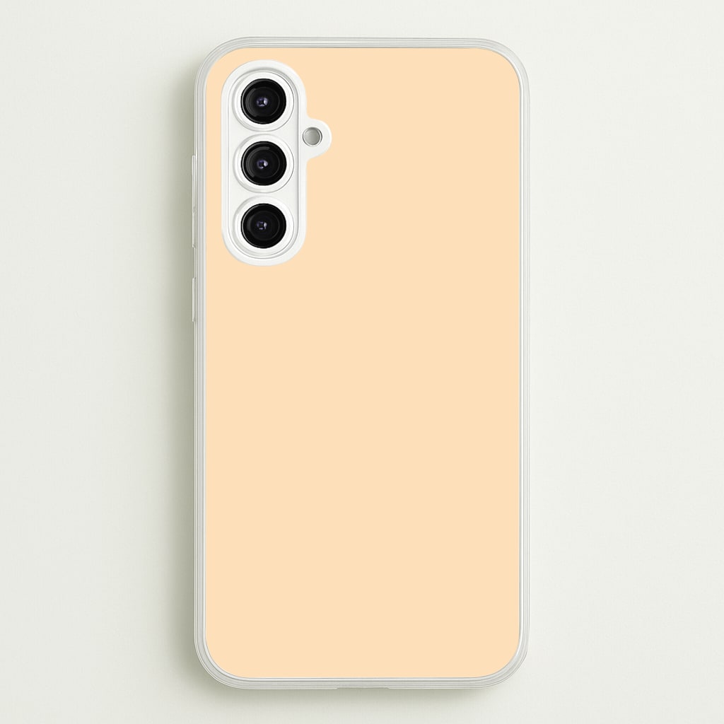 Back To Casics - Pretty Pastels - Plain Orange - Plain Phone Case for Galaxy A16