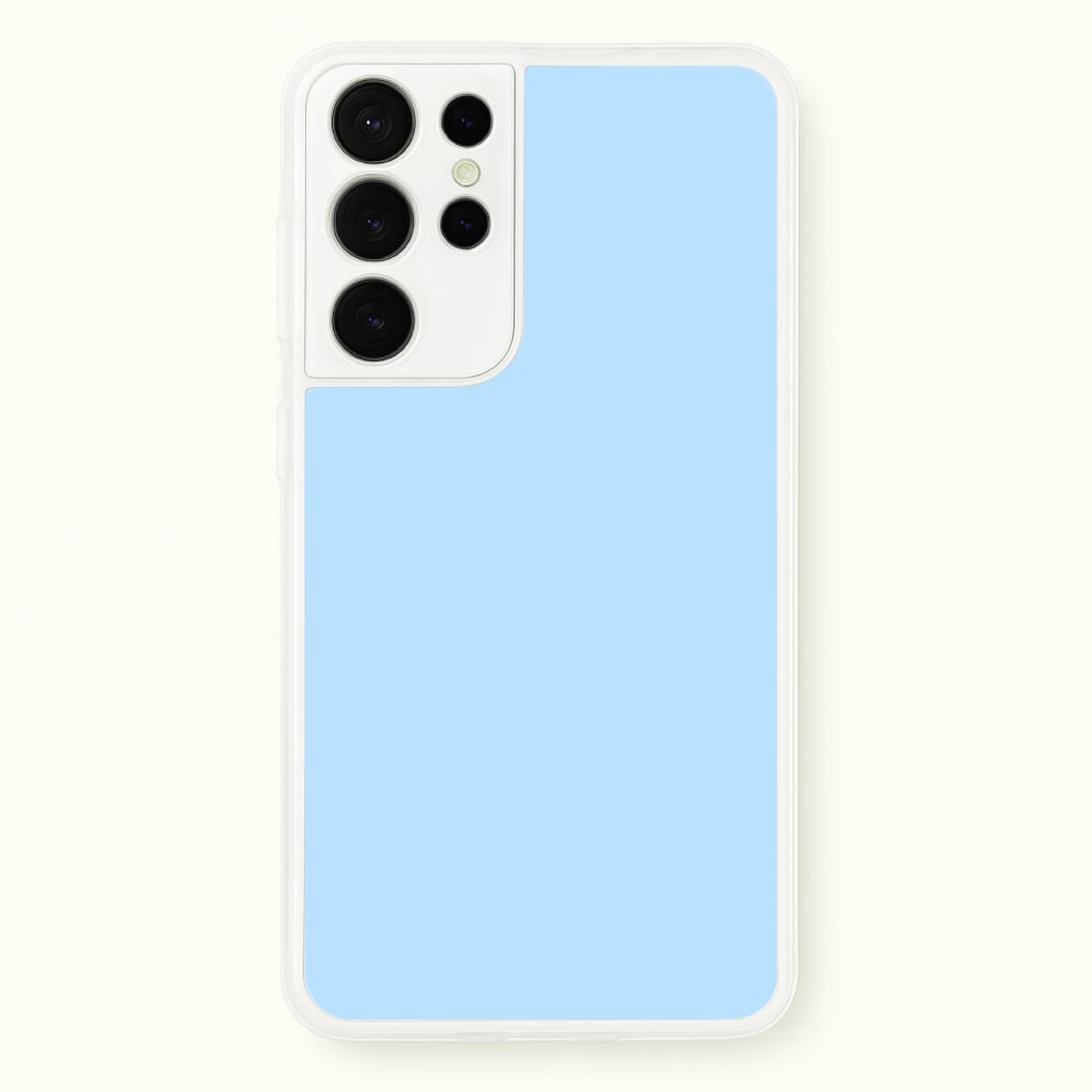 Back To Casics - Pretty Pastels - Plain Blue - Plain Phone Case for Galaxy S21 Ultra