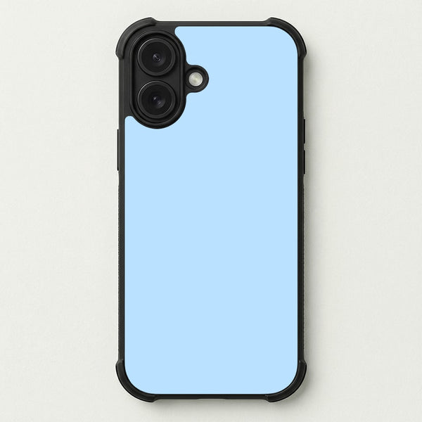 Back To Casics - Pretty Pastels - Plain Blue Phone Case — Bumper case