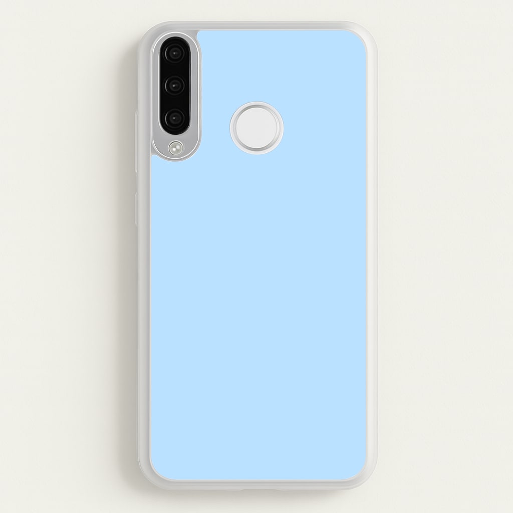 Back To Casics - Pretty Pastels - Plain Blue - Plain Phone Case for Huawei P30 Lite