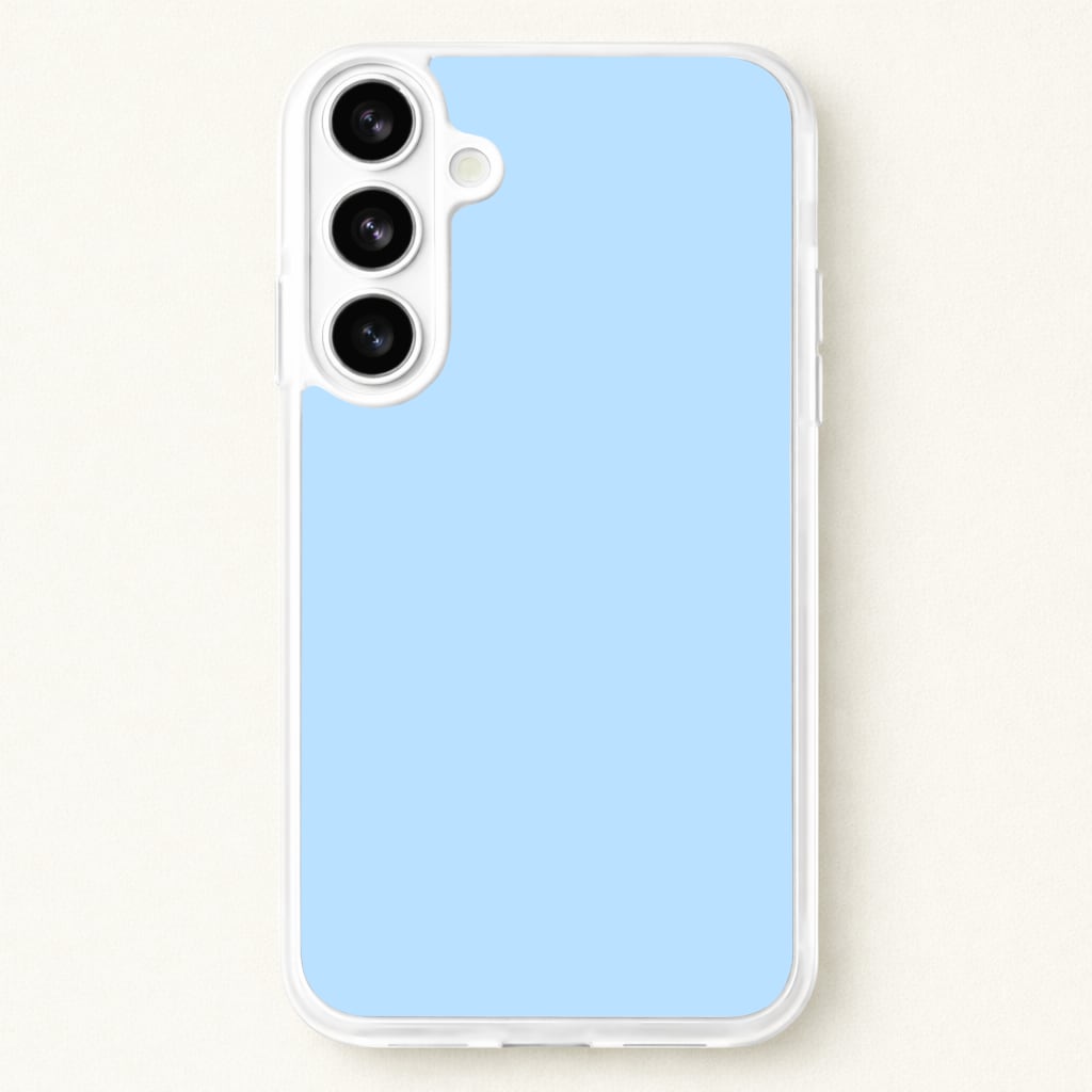 Back To Casics - Pretty Pastels - Plain Blue Phone Case for Galaxy S26 Plus