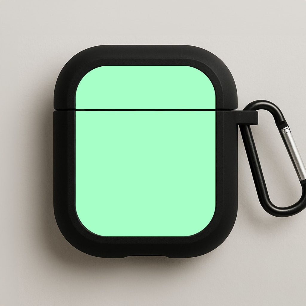 Back To Casics - Pretty Pastels - Plain Green AirPods Case