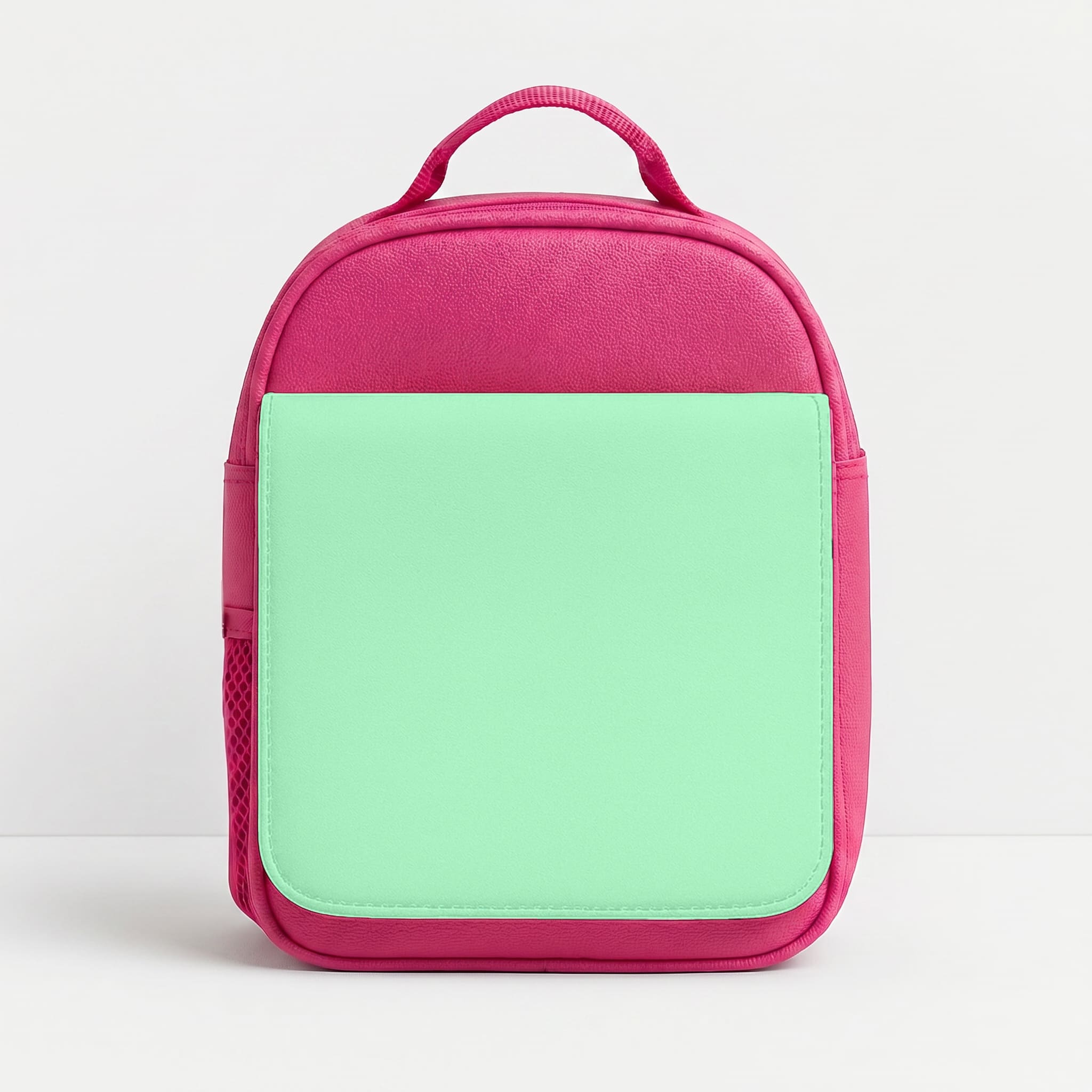 Back To Casics - Pretty Pastels - Plain Green Lunchbox - Pink