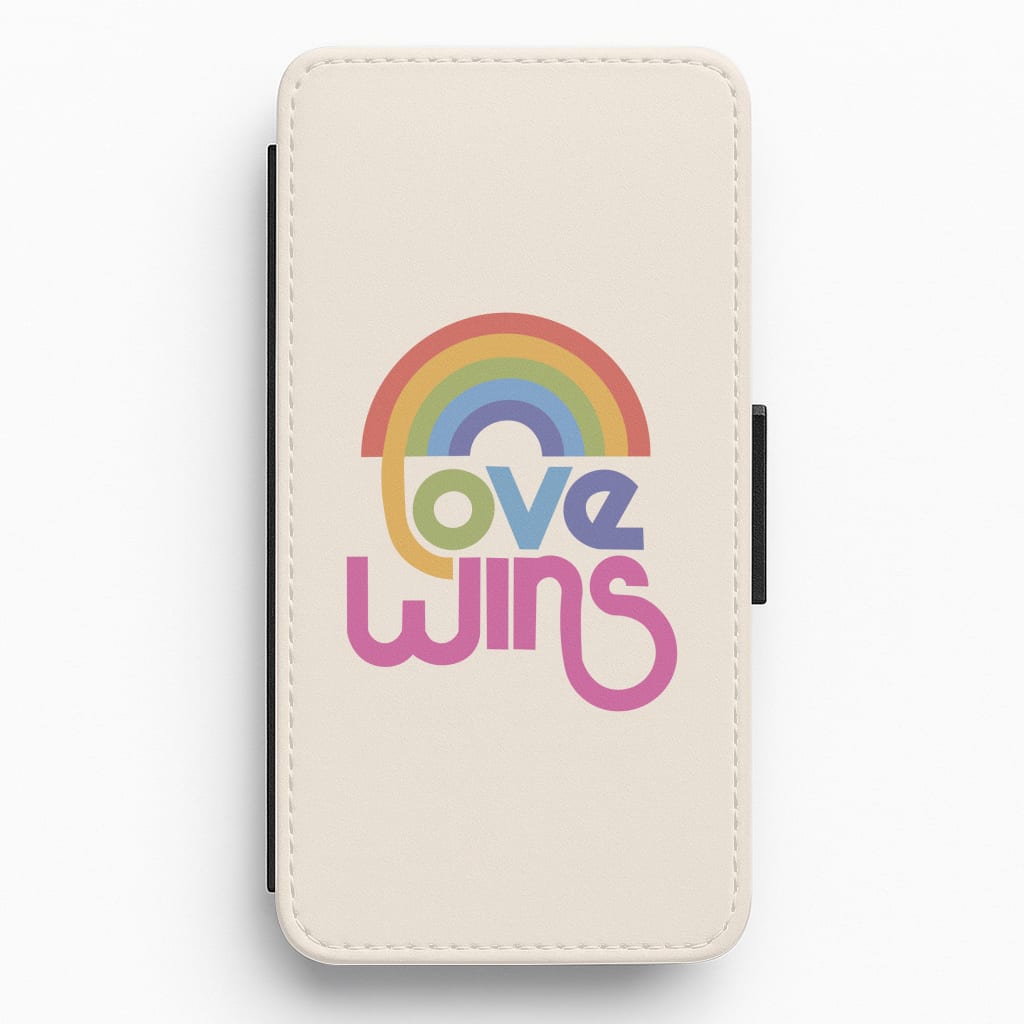 Love Wins - Pride Flip / Wallet Phone Case
