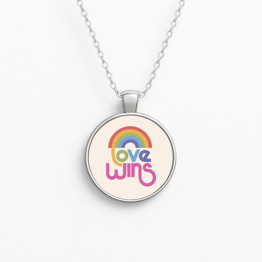 Love Wins - Pride Circle Necklace