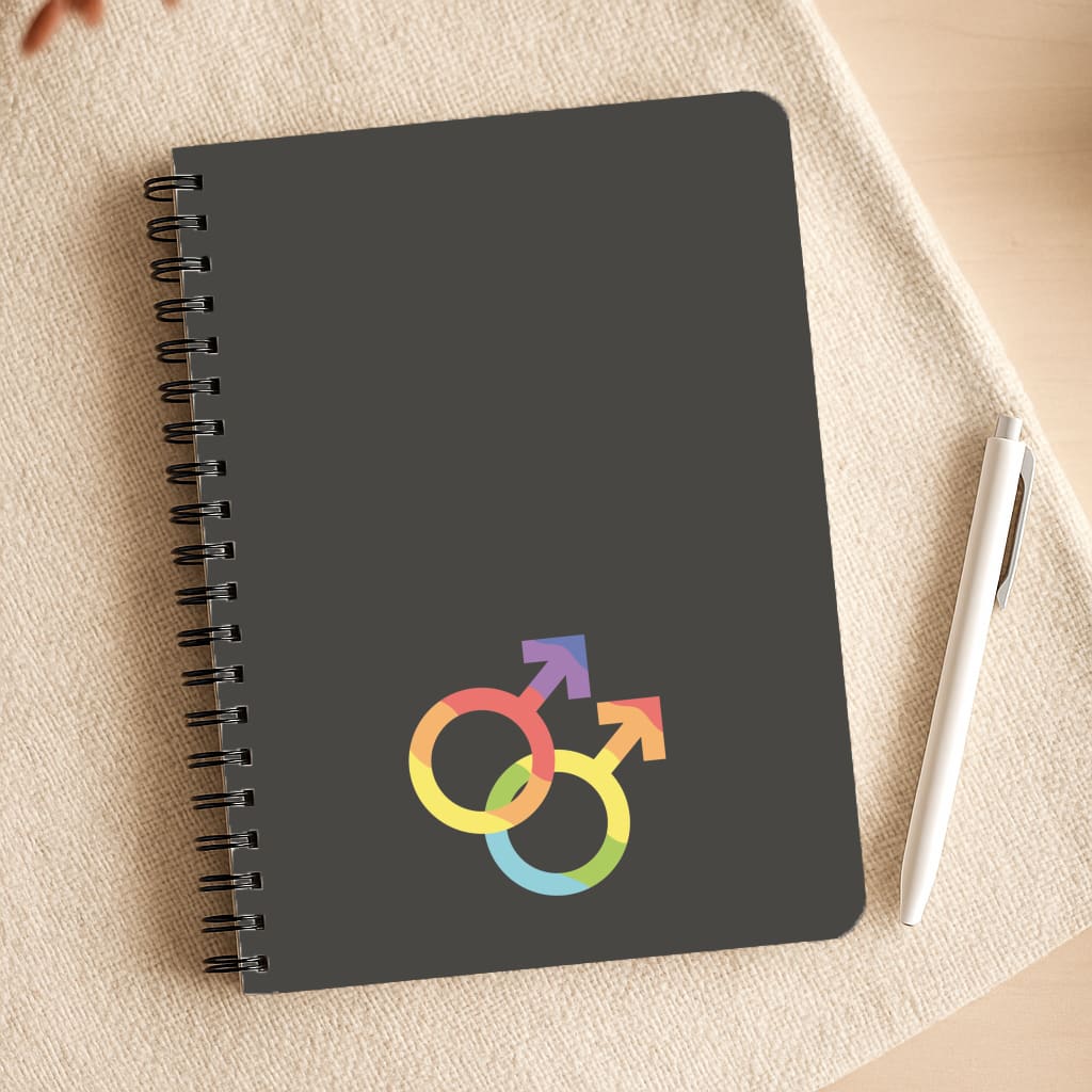 Gender Symbol Male - Pride Notepad