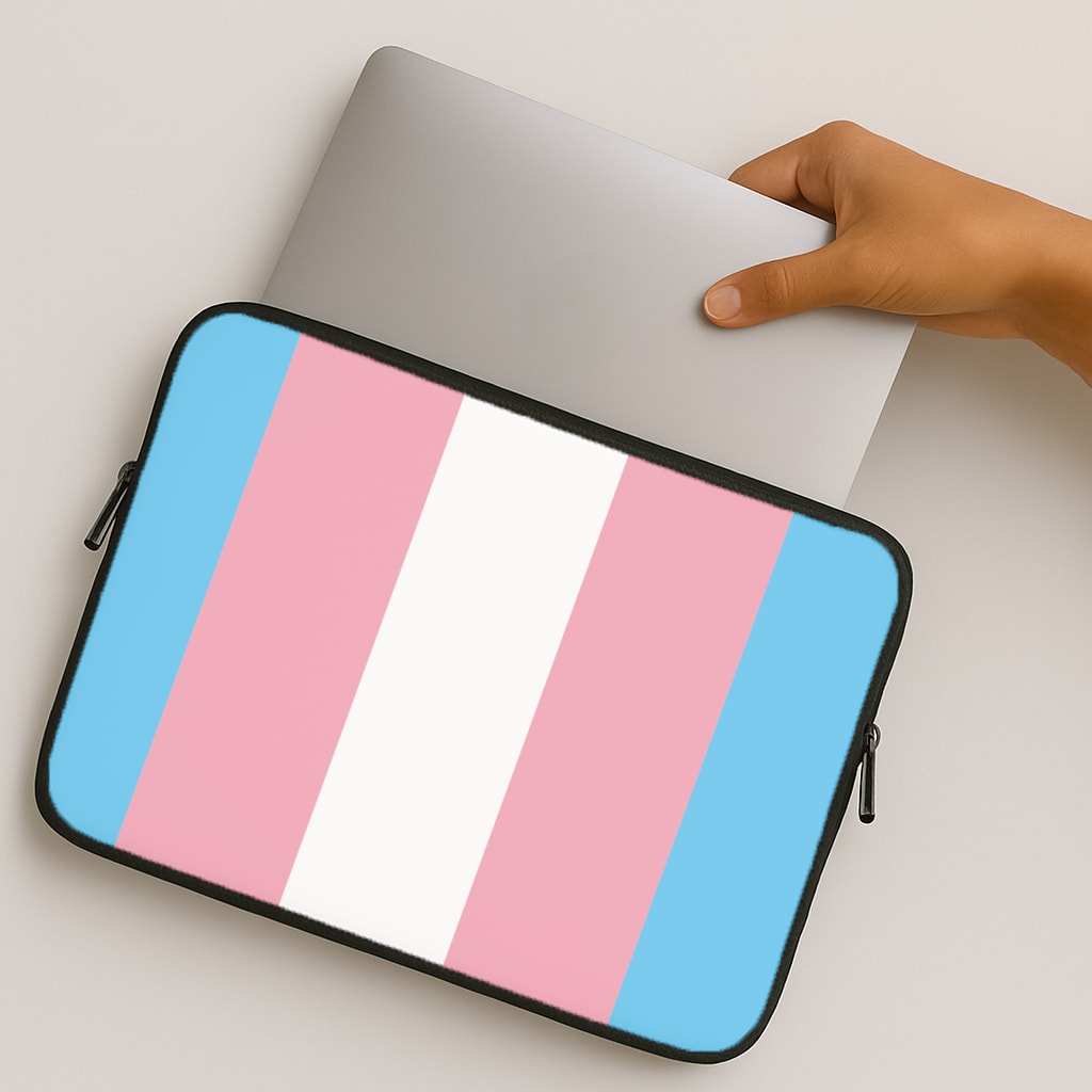 Trans Flag - Pride MacBook Case