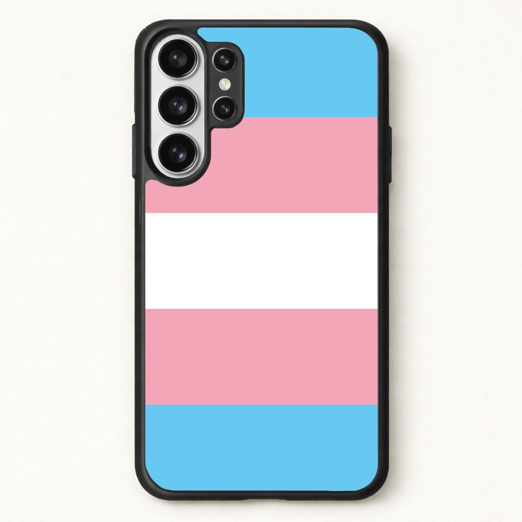 Trans Flag - Pride Phone Case for Galaxy S26 Ultra