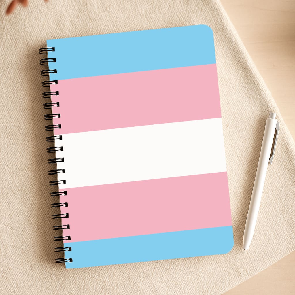 Trans Flag - Pride Notepad