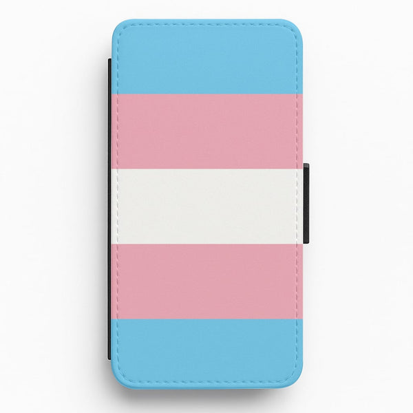 Trans Flag - Pride Flip / Wallet Phone Case