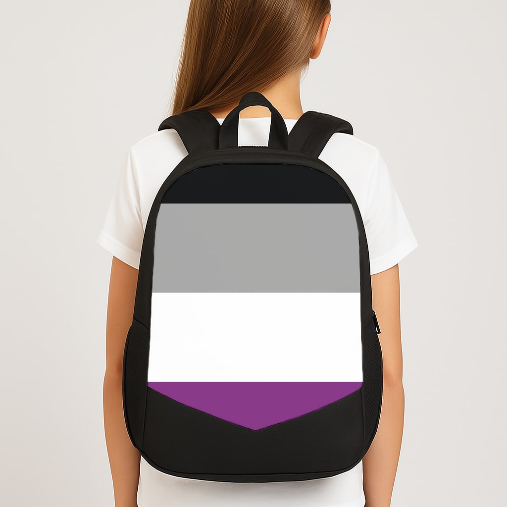 Asexual Flag - Pride School Bag