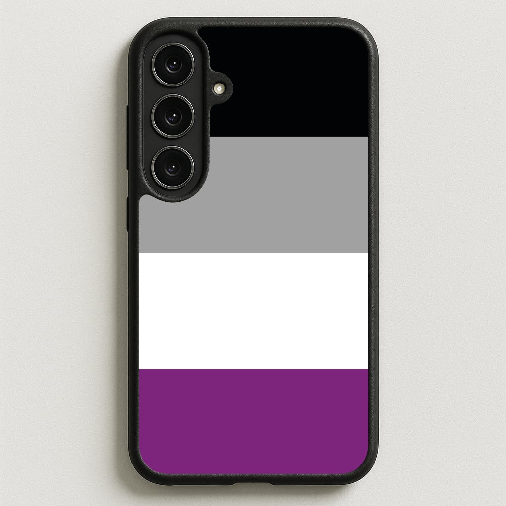 Asexual Flag - Pride Phone Case for Galaxy S25FE