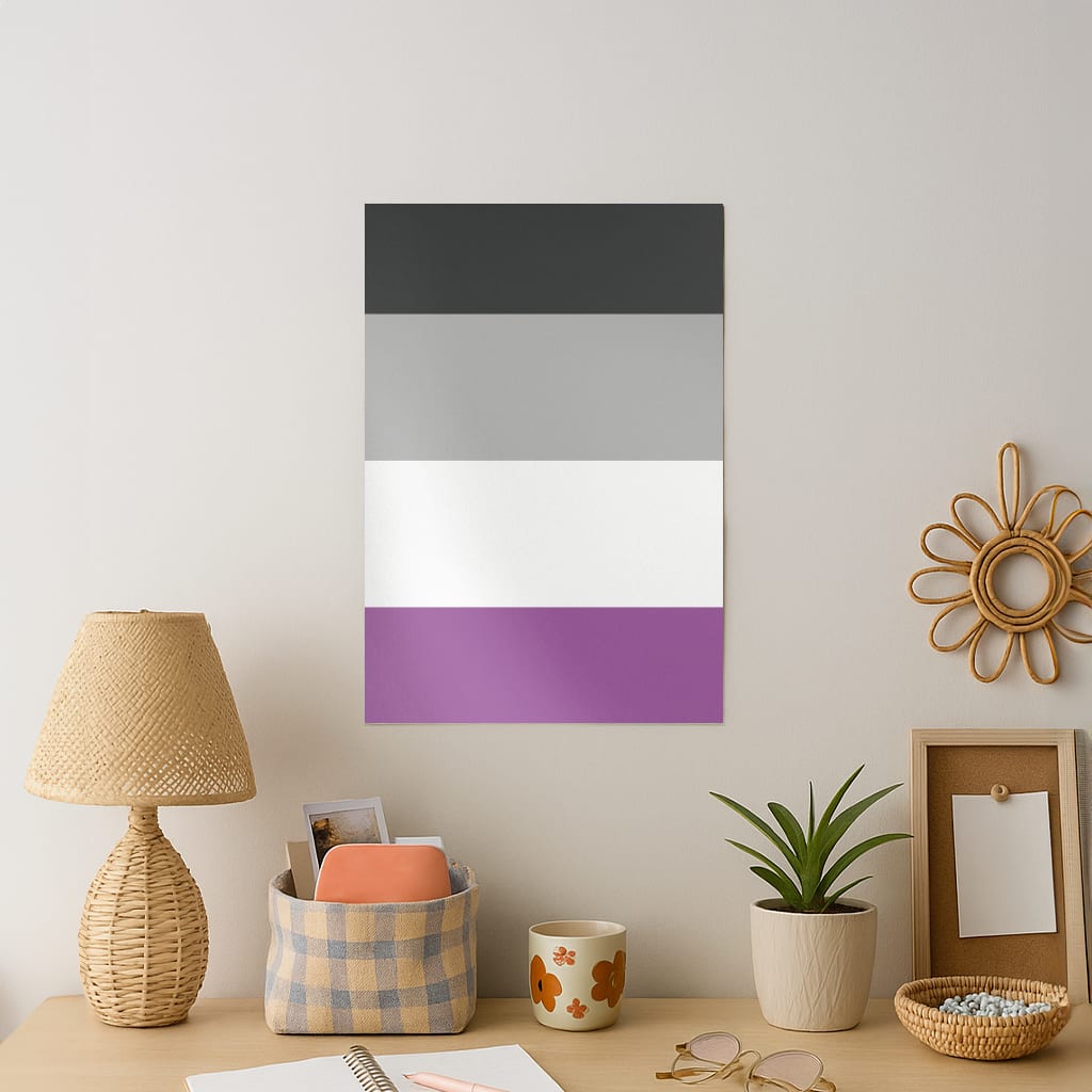 Asexual Flag - Pride Art Print