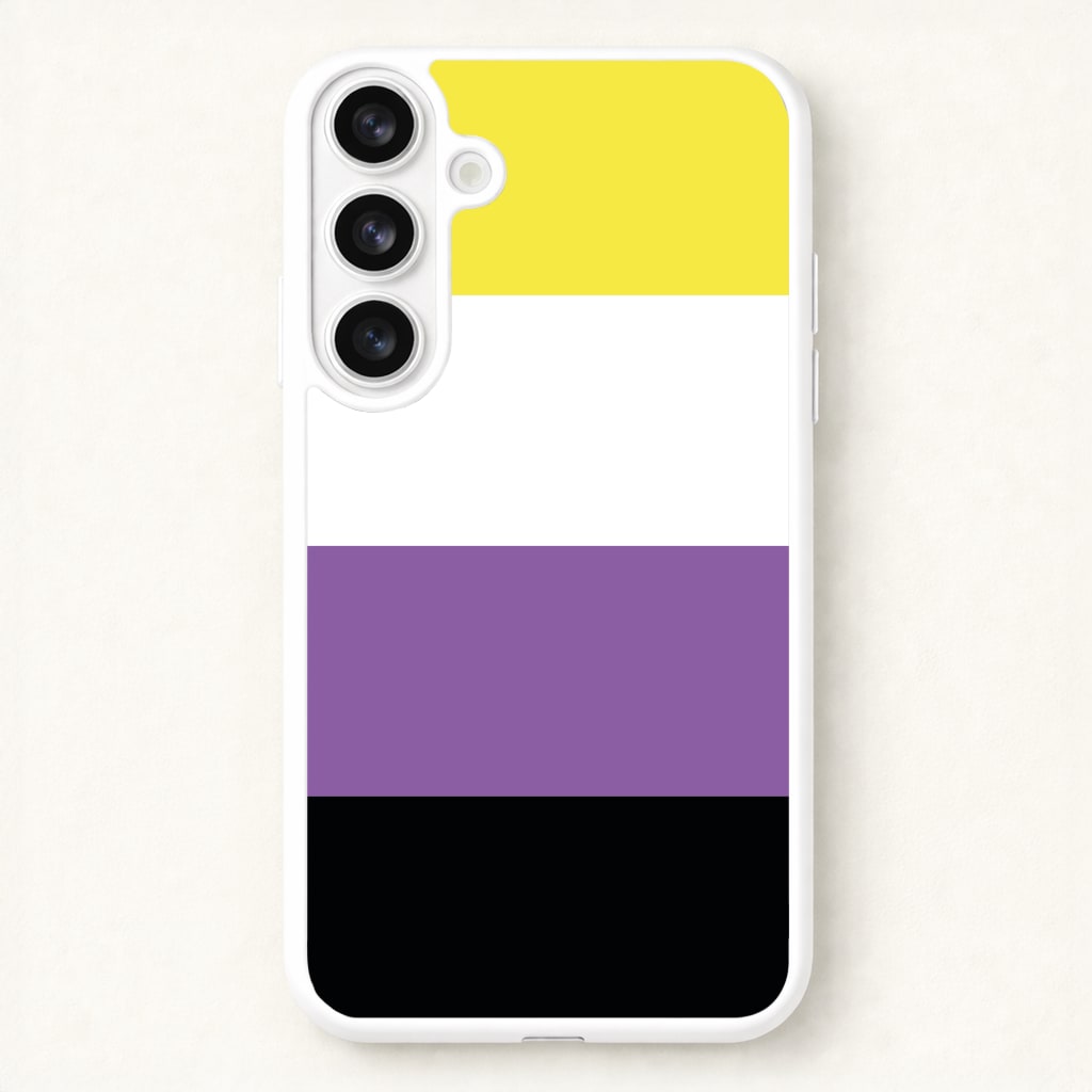 Non-Binary Flag - Pride Phone Case for Galaxy S26 Plus
