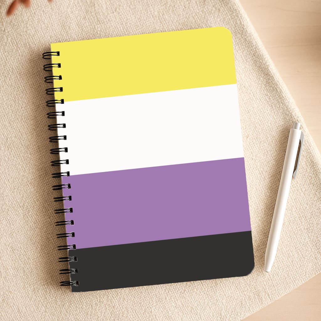 Non-Binary Flag - Pride Notepad