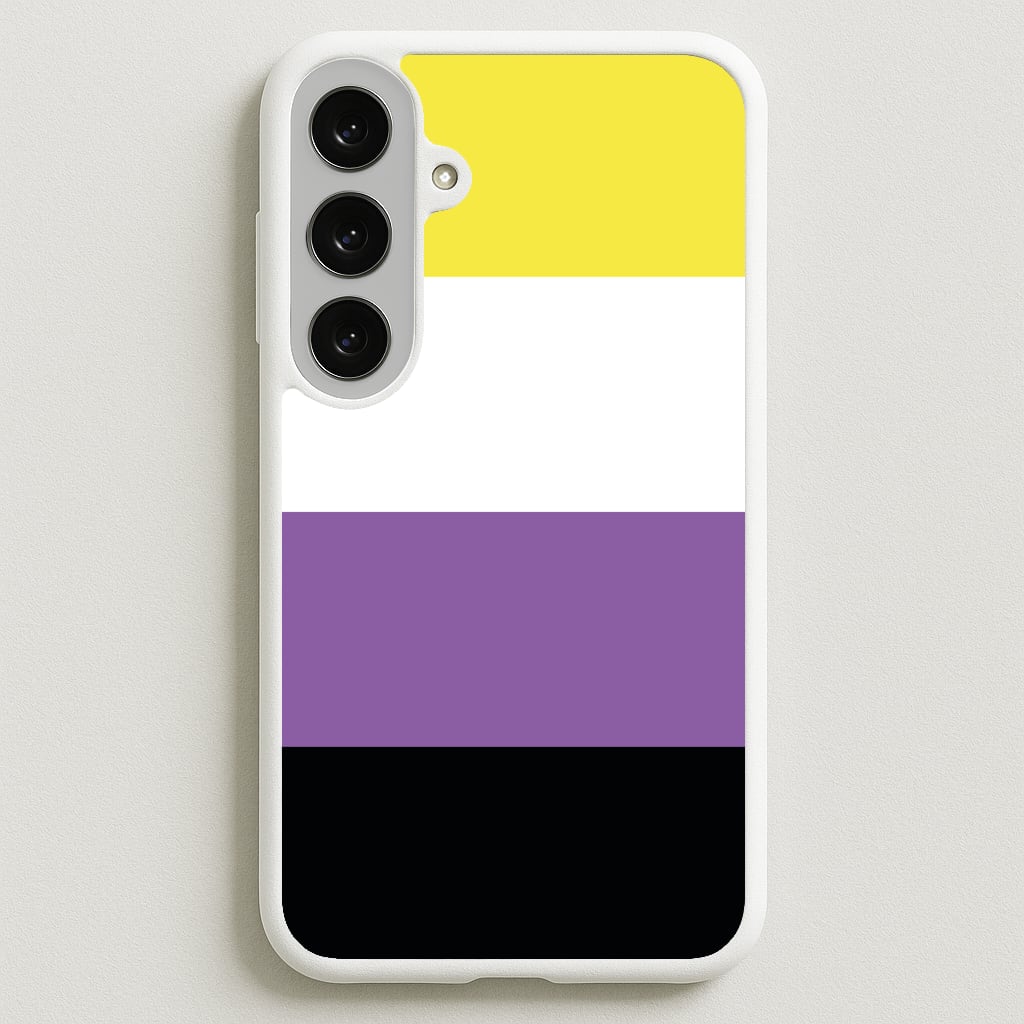 Non-Binary Flag - Pride Phone Case for Galaxy S25FE