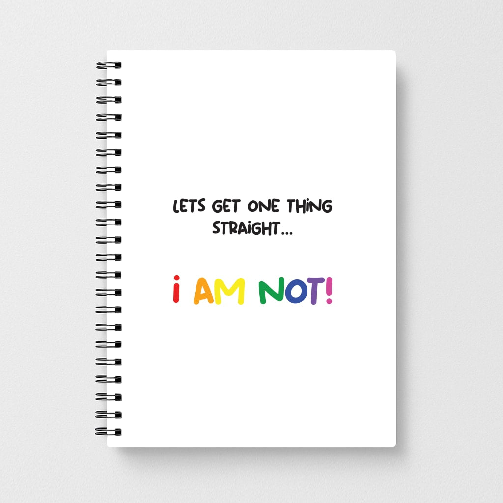 I Am Not - Pride Notebook