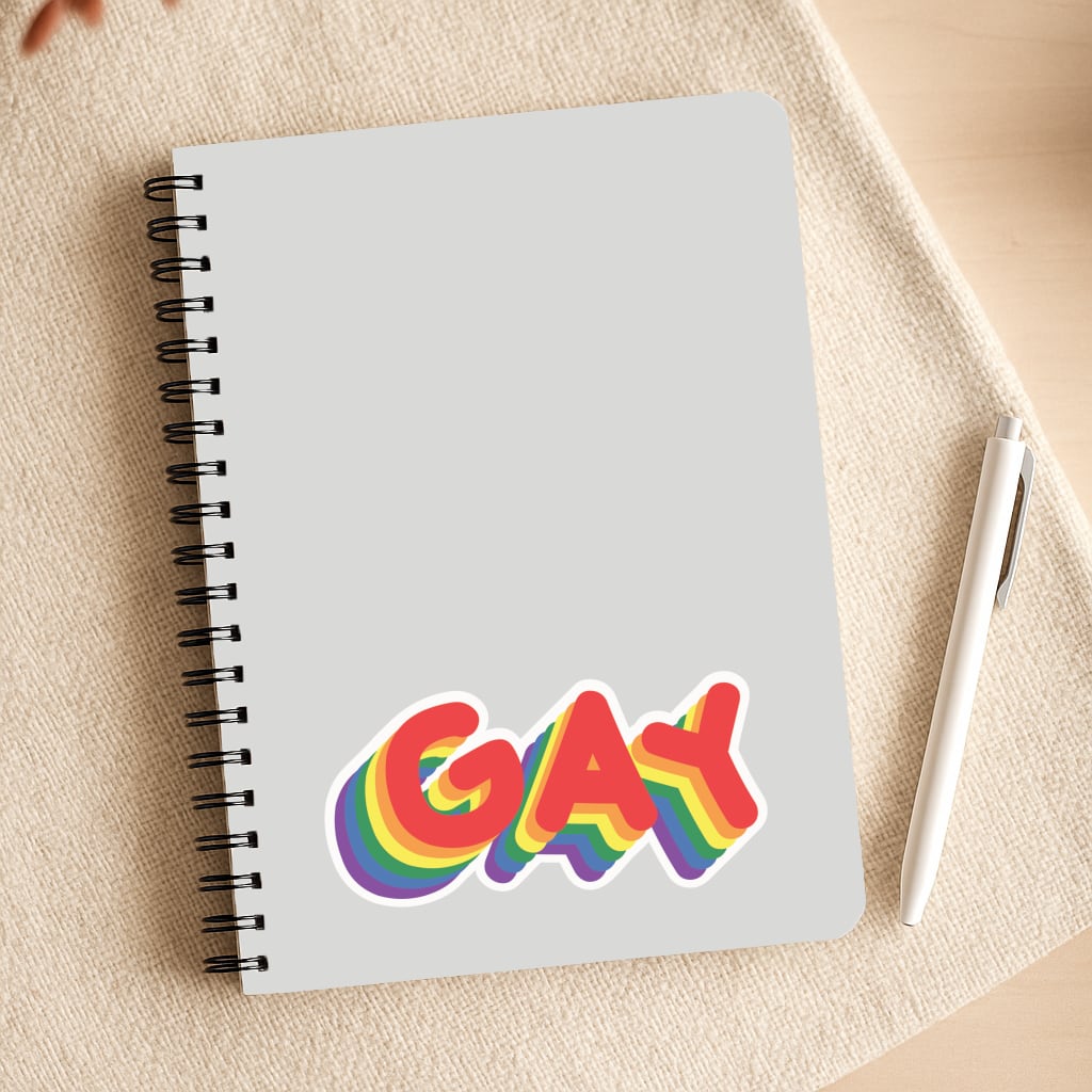 Gay Rainbow - Pride Notepad