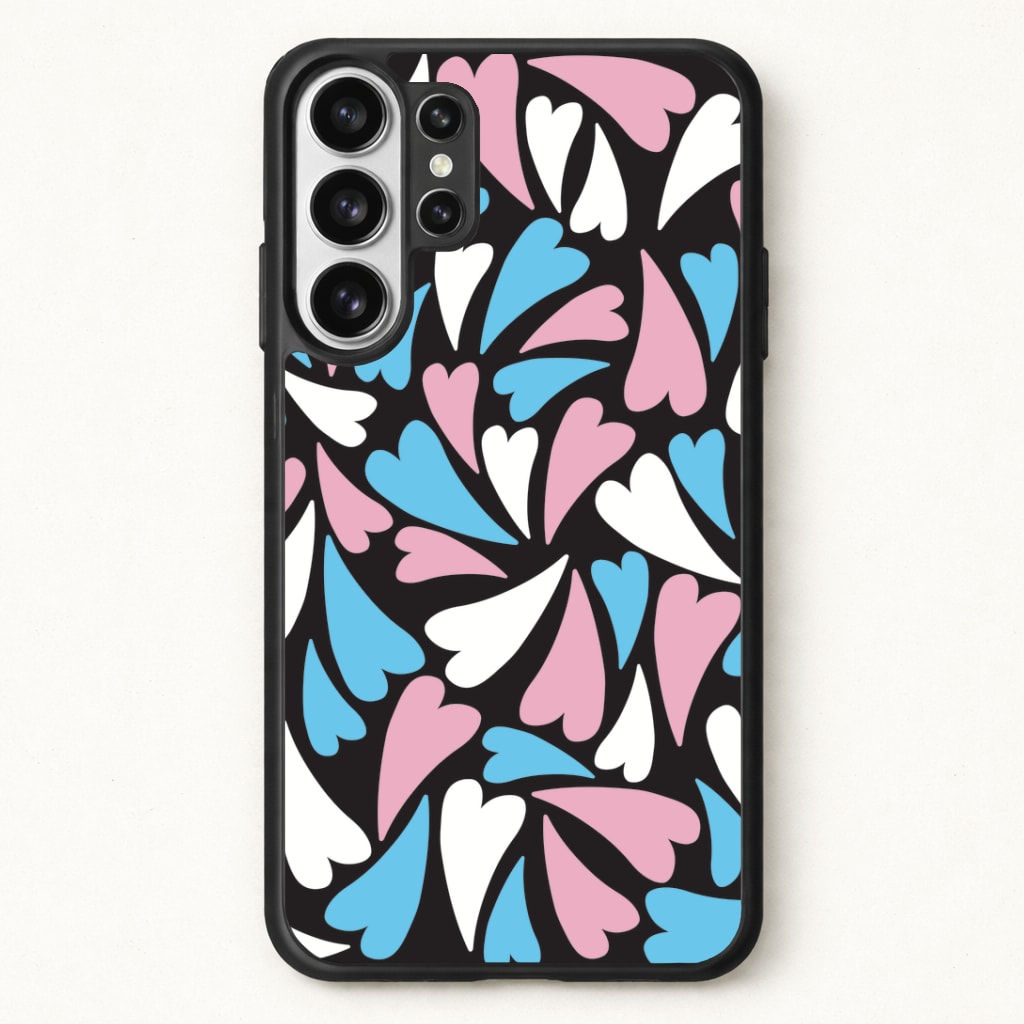 Transgender Hearts - Pride Phone Case for Galaxy S26 Ultra
