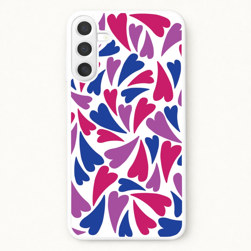 Bisexual Hearts - Pride Phone Case for Galaxy A17