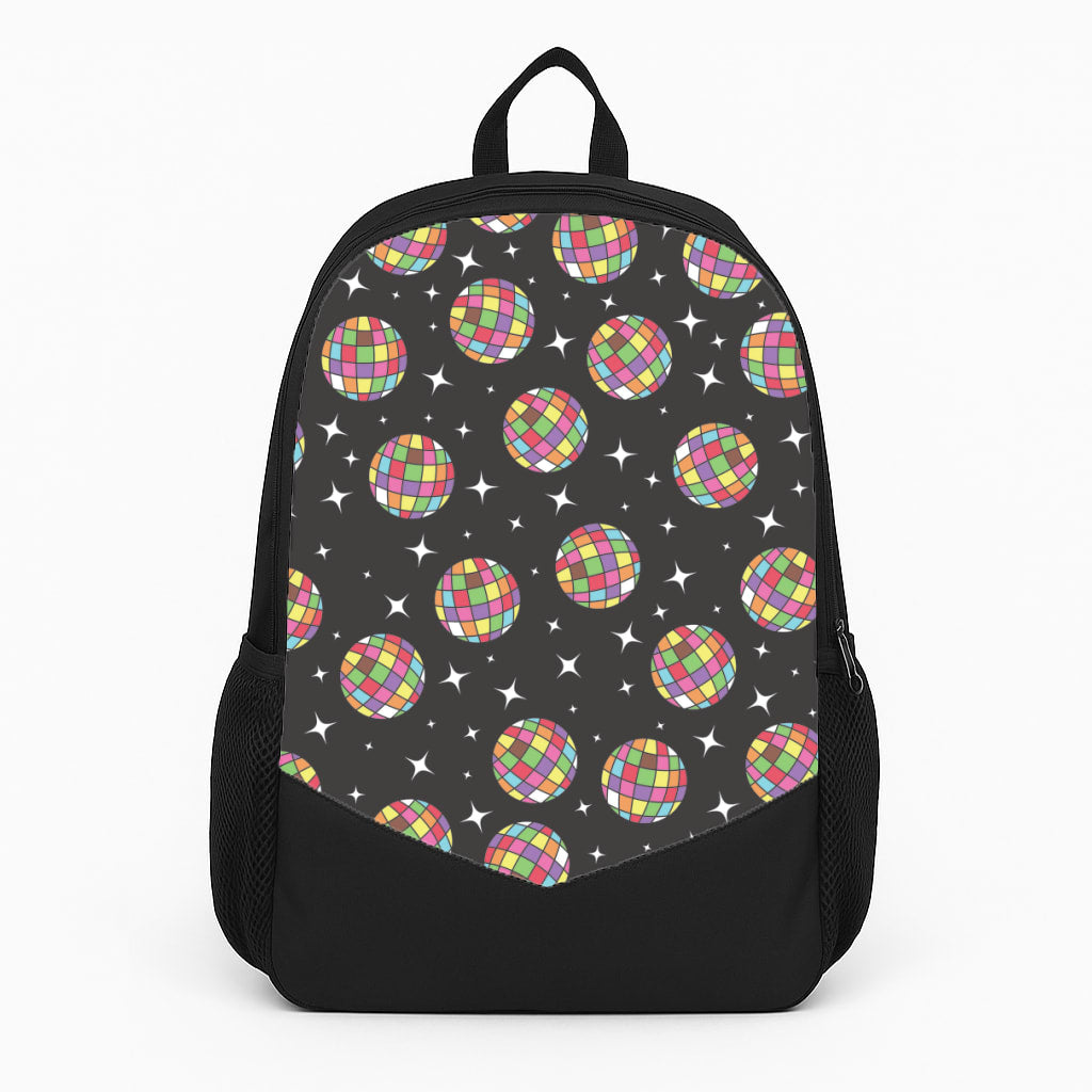 Rainbow Discoballs Large Backpack