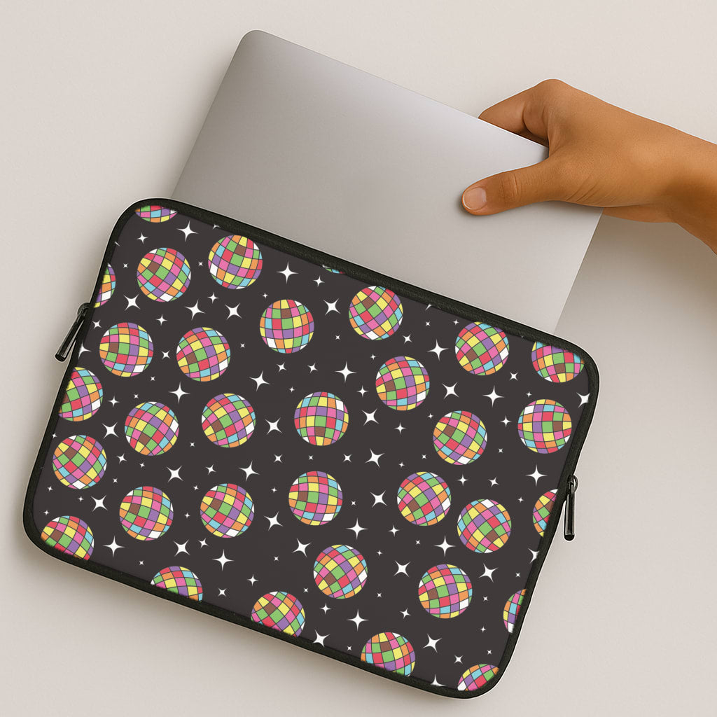 Rainbow Discoballs MacBook Case
