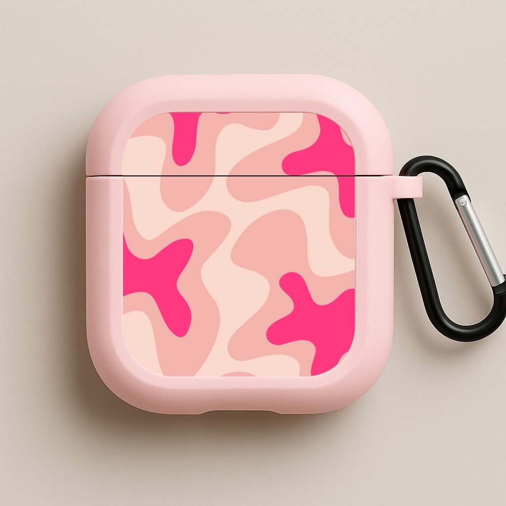 Psychedelic Pattern I Pink AirPods Case