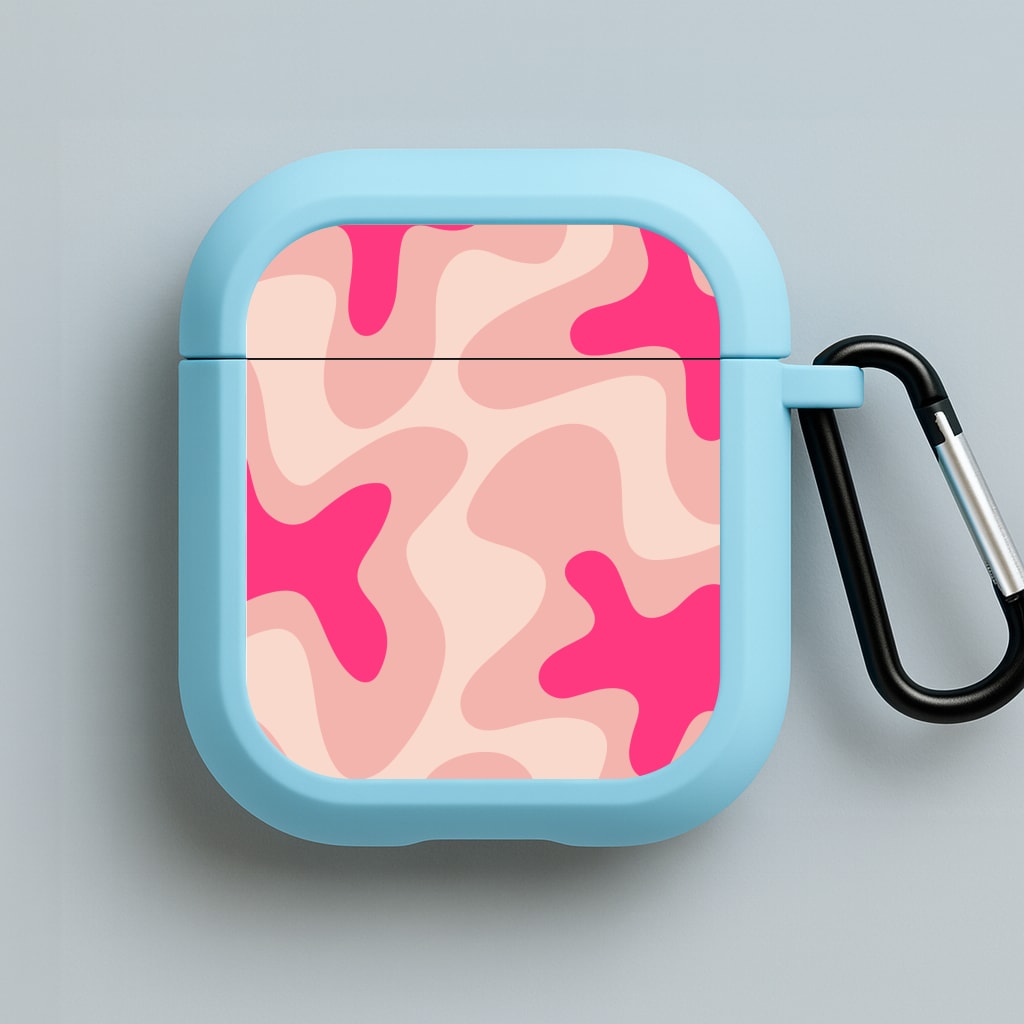 Psychedelic Pattern I Blue AirPods Case