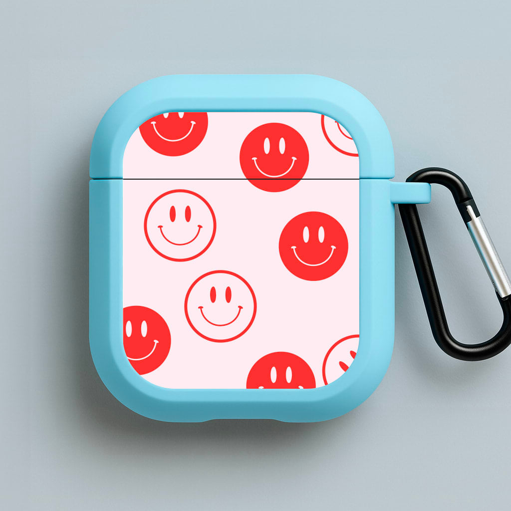 Psychedelic Pattern V Blue AirPods Case