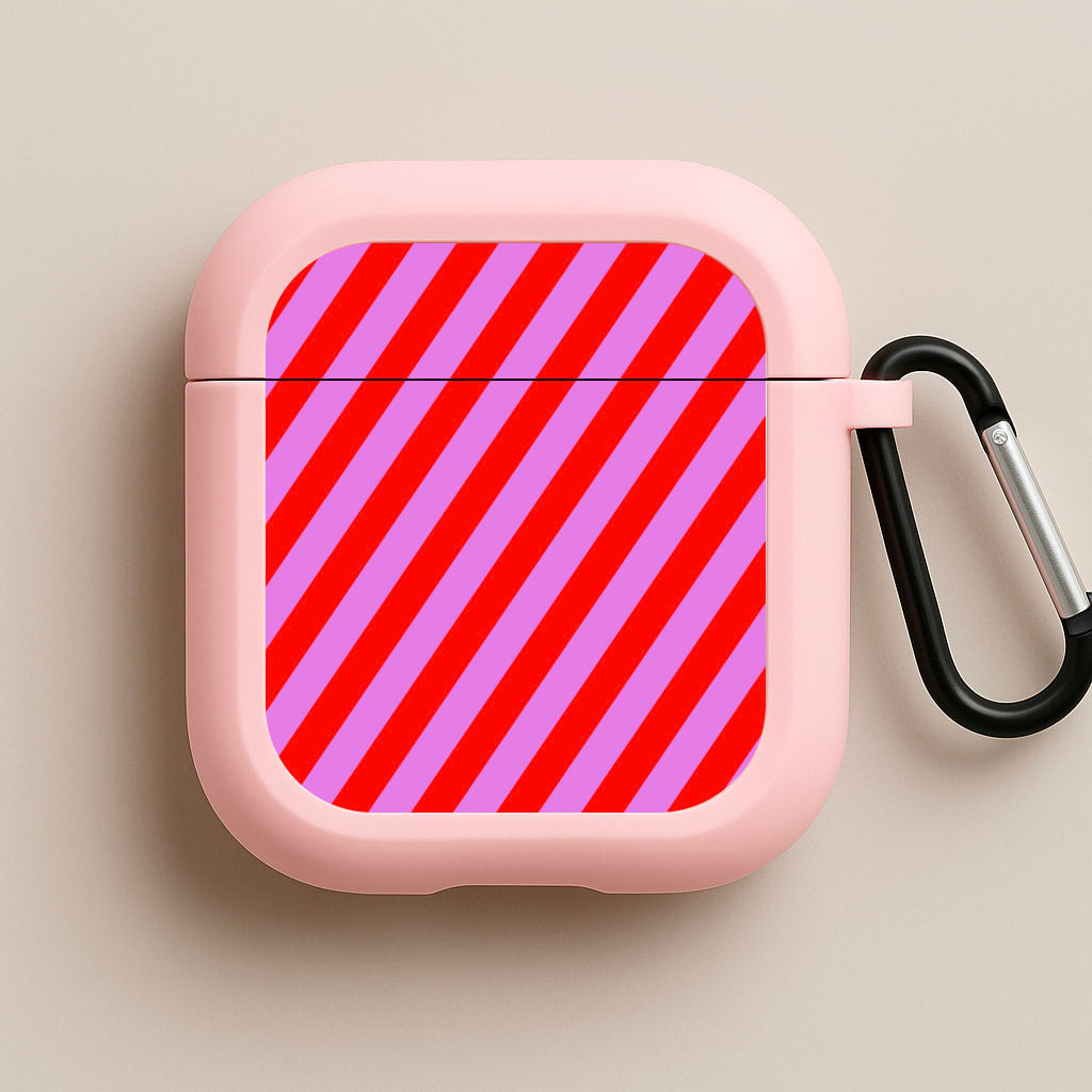 Psychedelic Pattern VI Pink AirPods Case