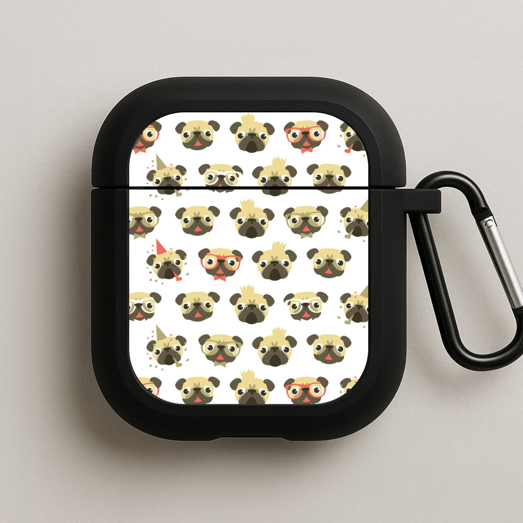 Pug Life - Pug Pattern AirPods Case