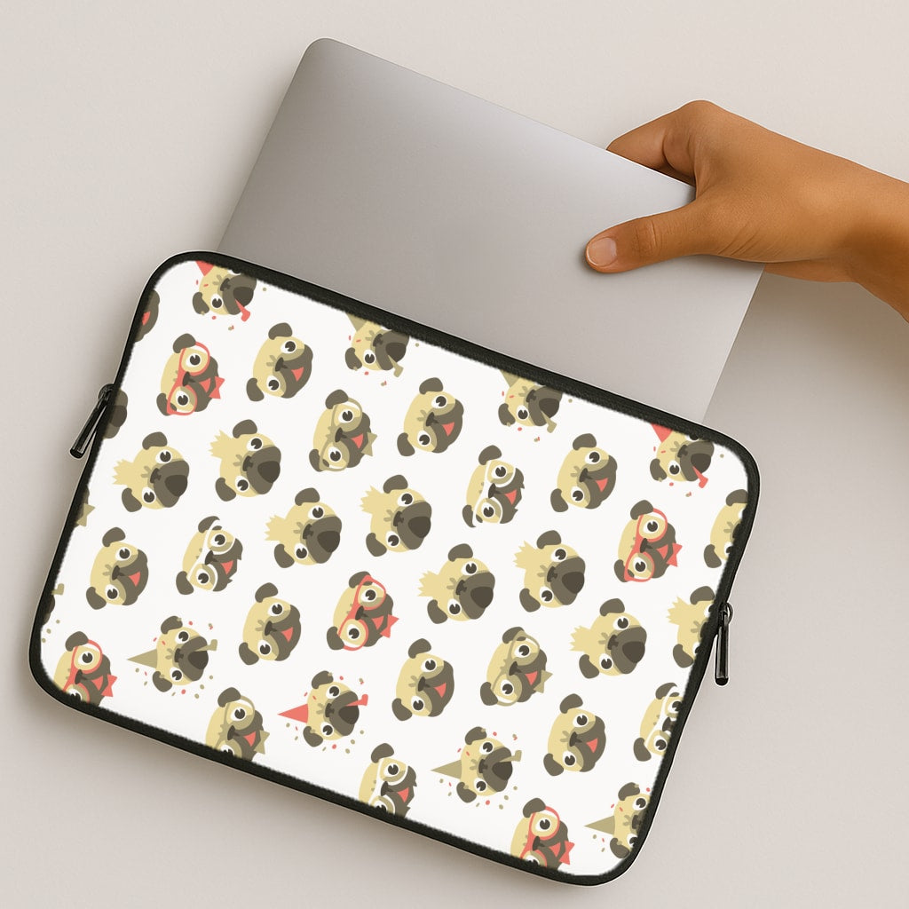 Pug Life - Pug Pattern MacBook Case