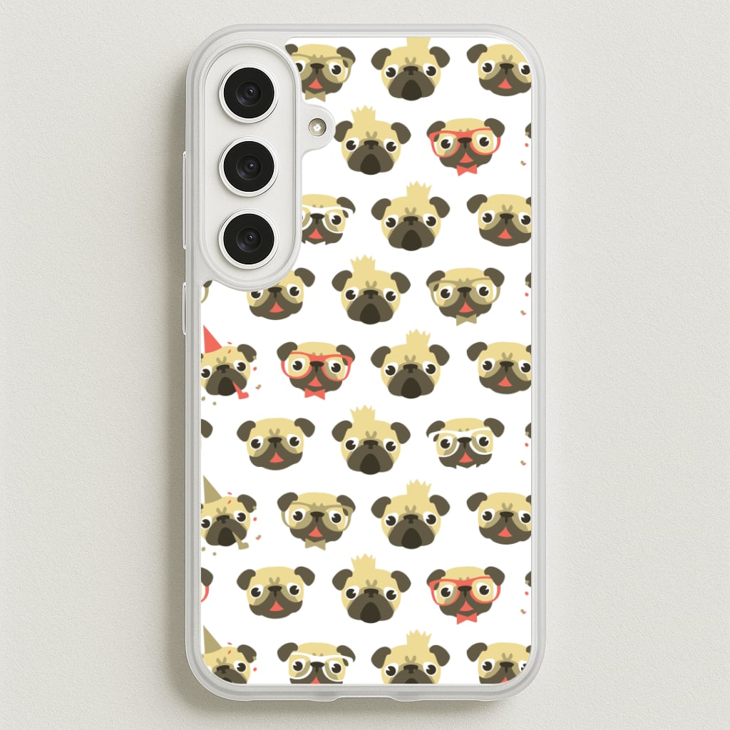 Pug Life - Pug Pattern Phone Case for Galaxy S25FE