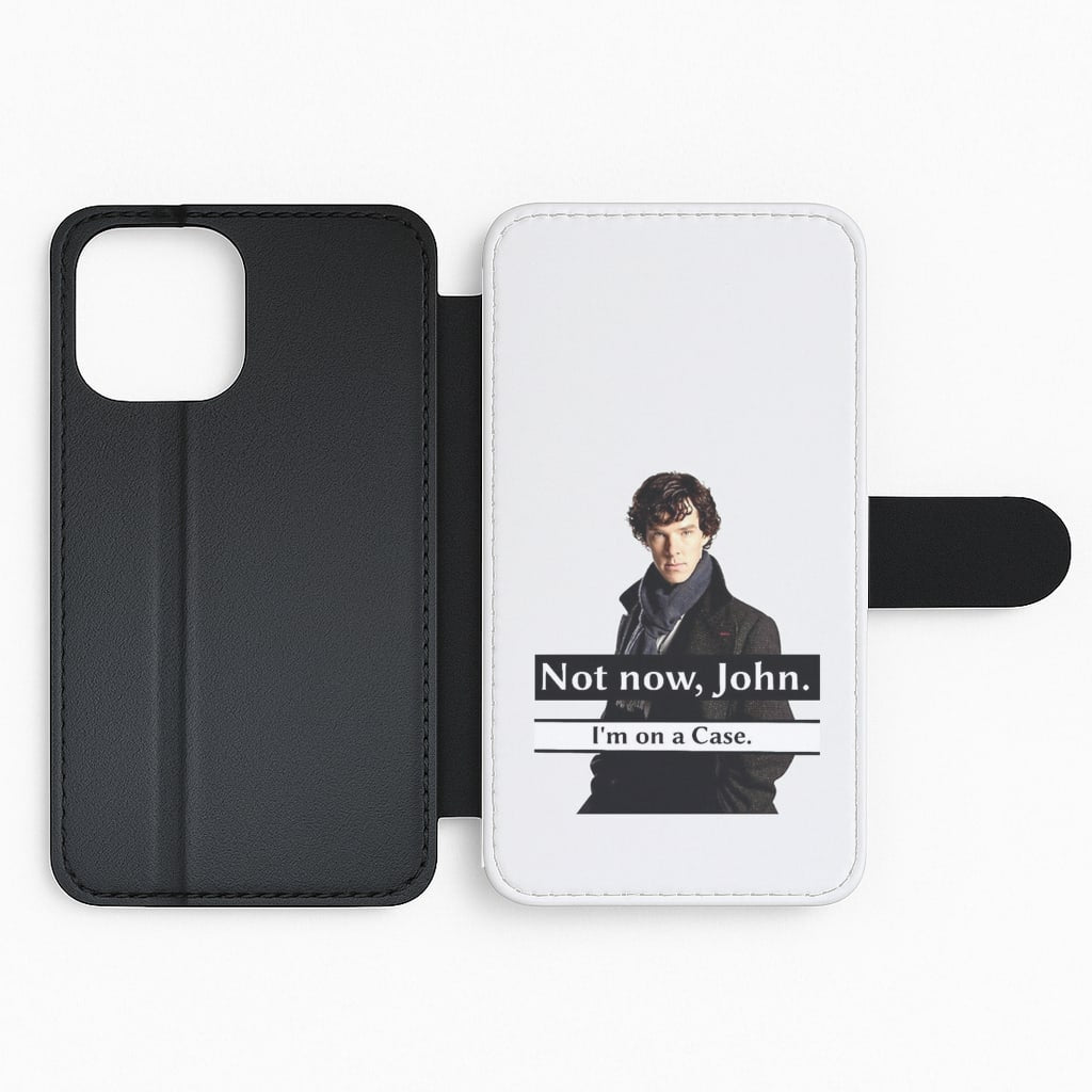 I'm on a Case Holmes Pun Flip Wallet Phone Case