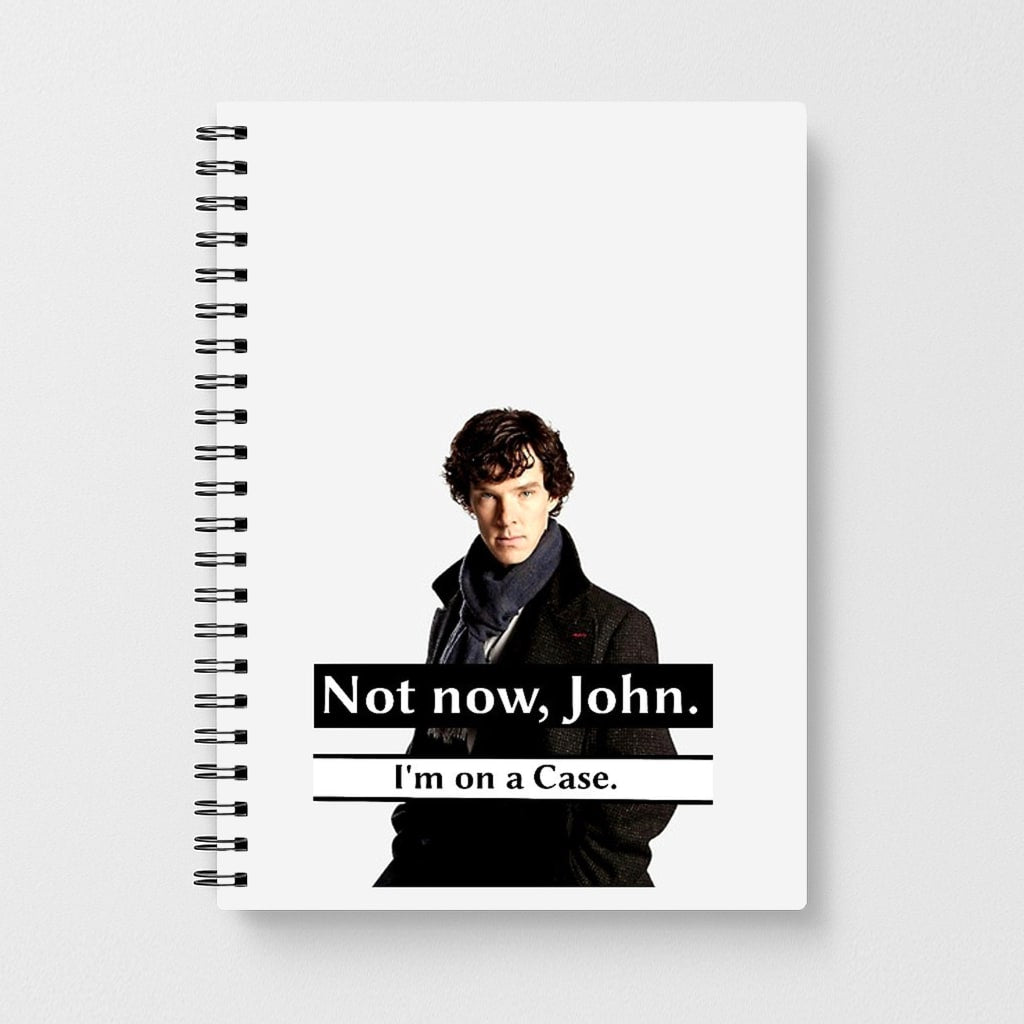 I'm on a Case - Sherlock Holmes Pun Notebook - Fun Cases