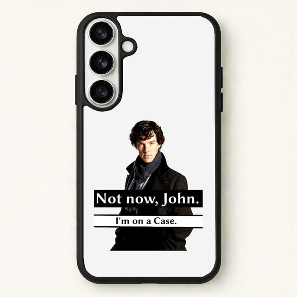 I'm on a Case Holmes Pun Phone Case for Galaxy S26