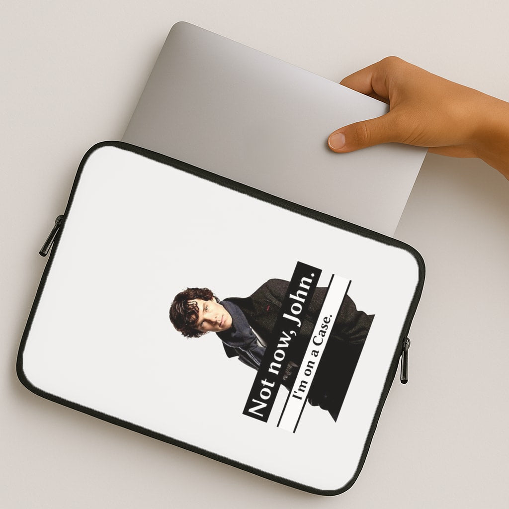 I'm on a Case Holmes Pun MacBook Case