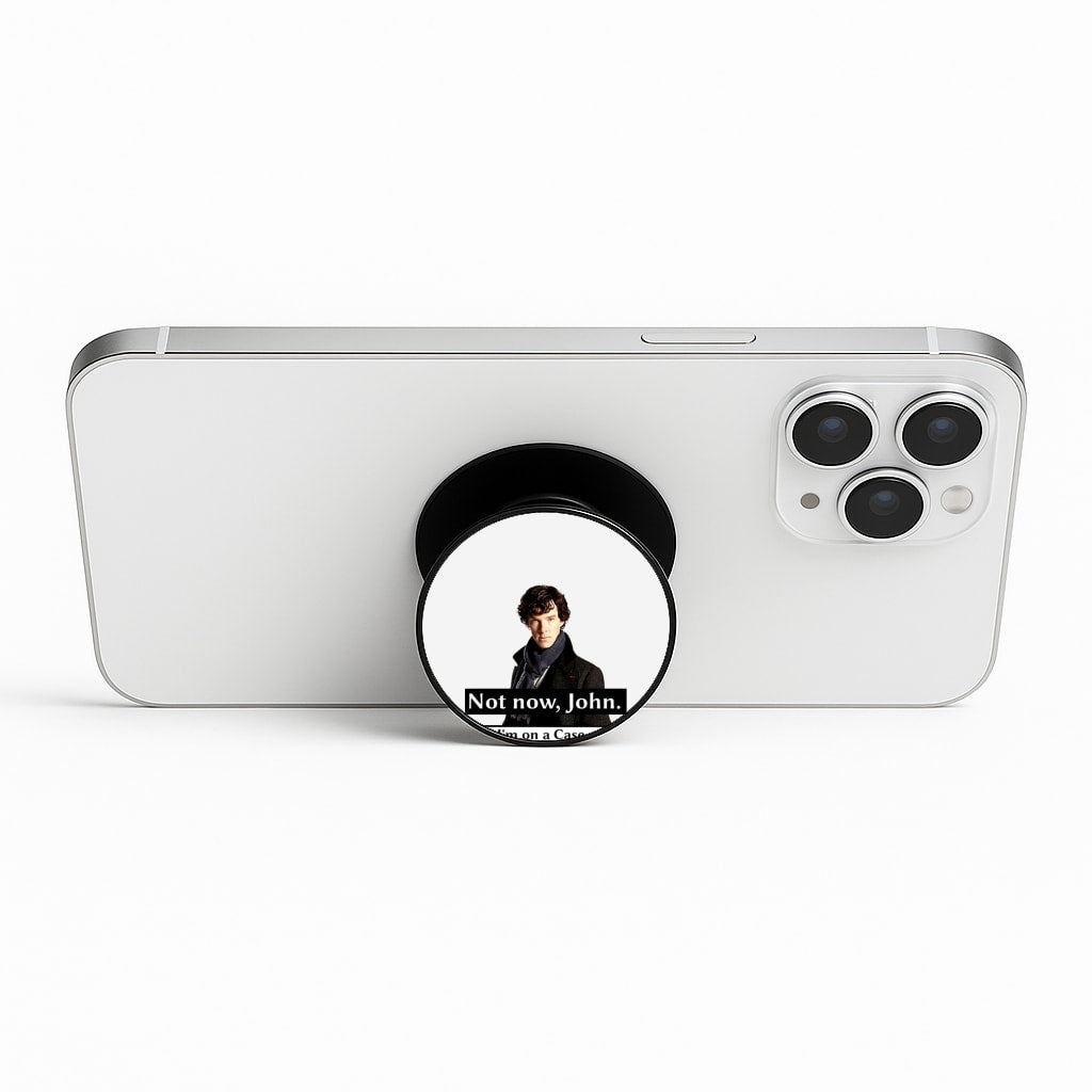 I'm on a Case Holmes Pun Phone Stand