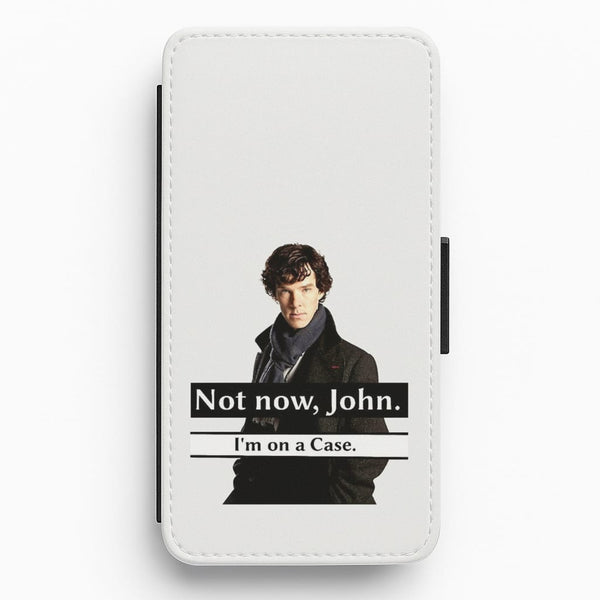 I'm on a Case Holmes Pun Flip Wallet Phone Case