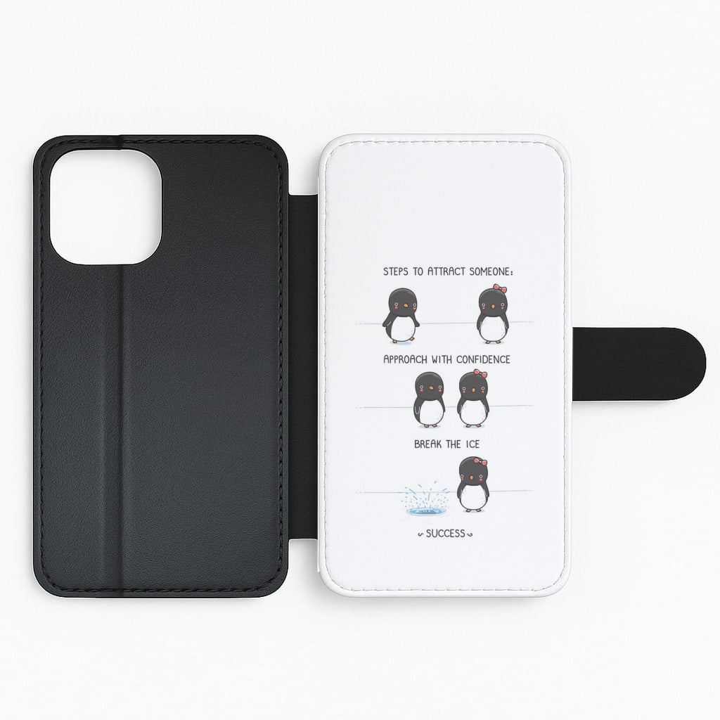Break The Ice - Funny Pun Flip Wallet Phone Case