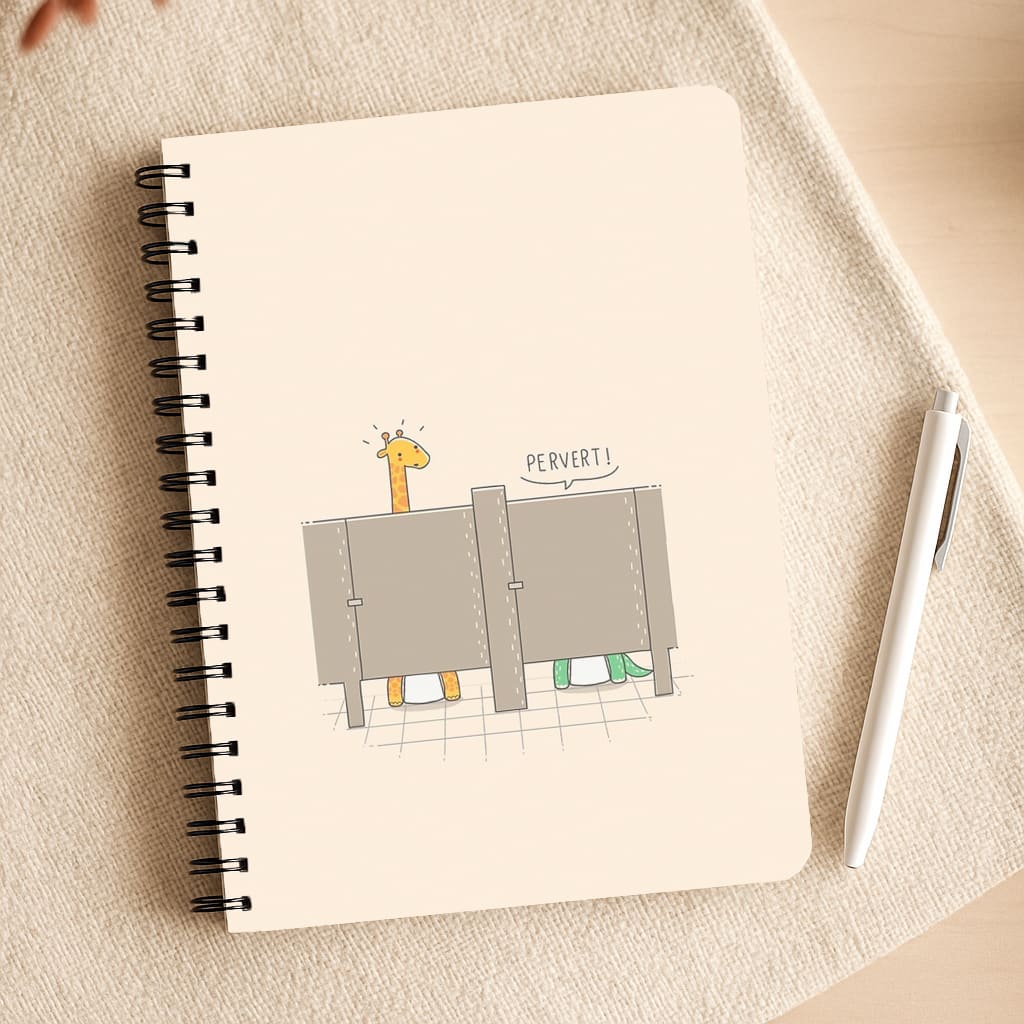 Pervert - Funny Pun Notepad