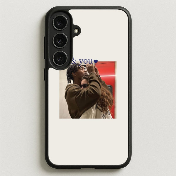 Me And You - Personalised Couples Phone Case for Galaxy S25FE