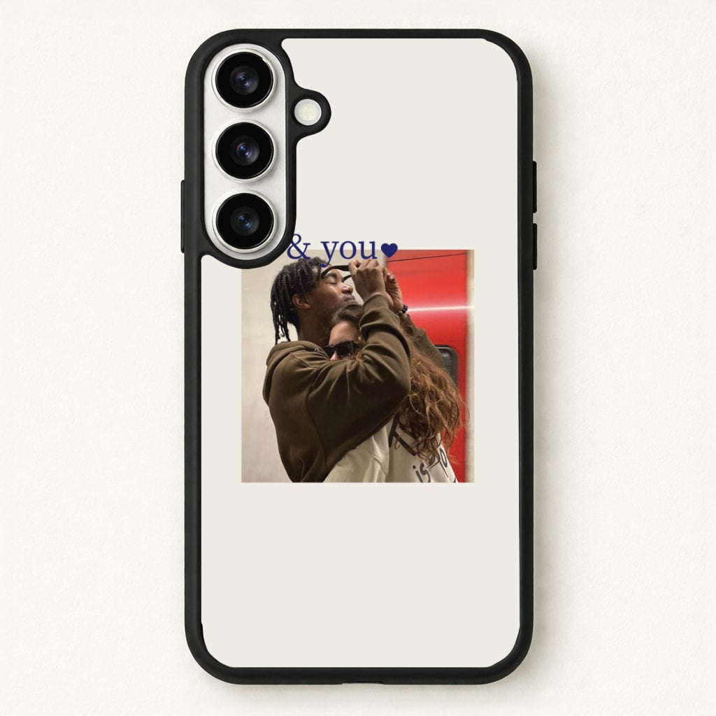 Me And You - Personalised Couples Phone Case for Galaxy S26 Plus