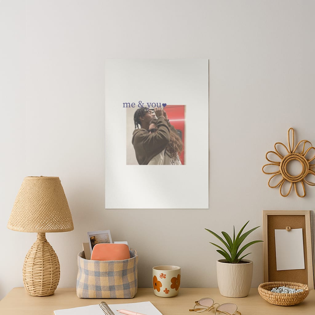 Me And You - Personalised Couples Art Print